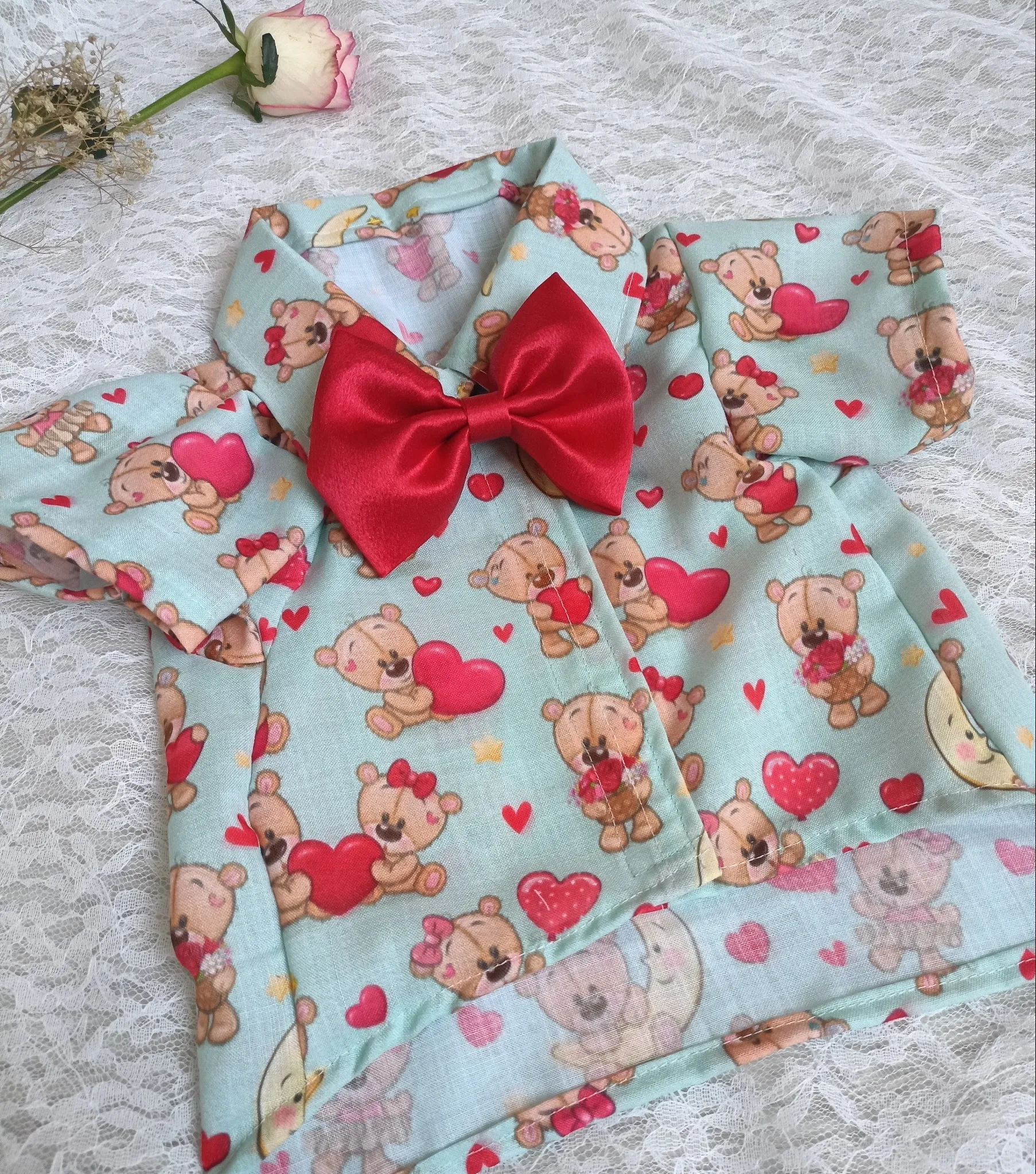 Love on Moon Teddy Shirt