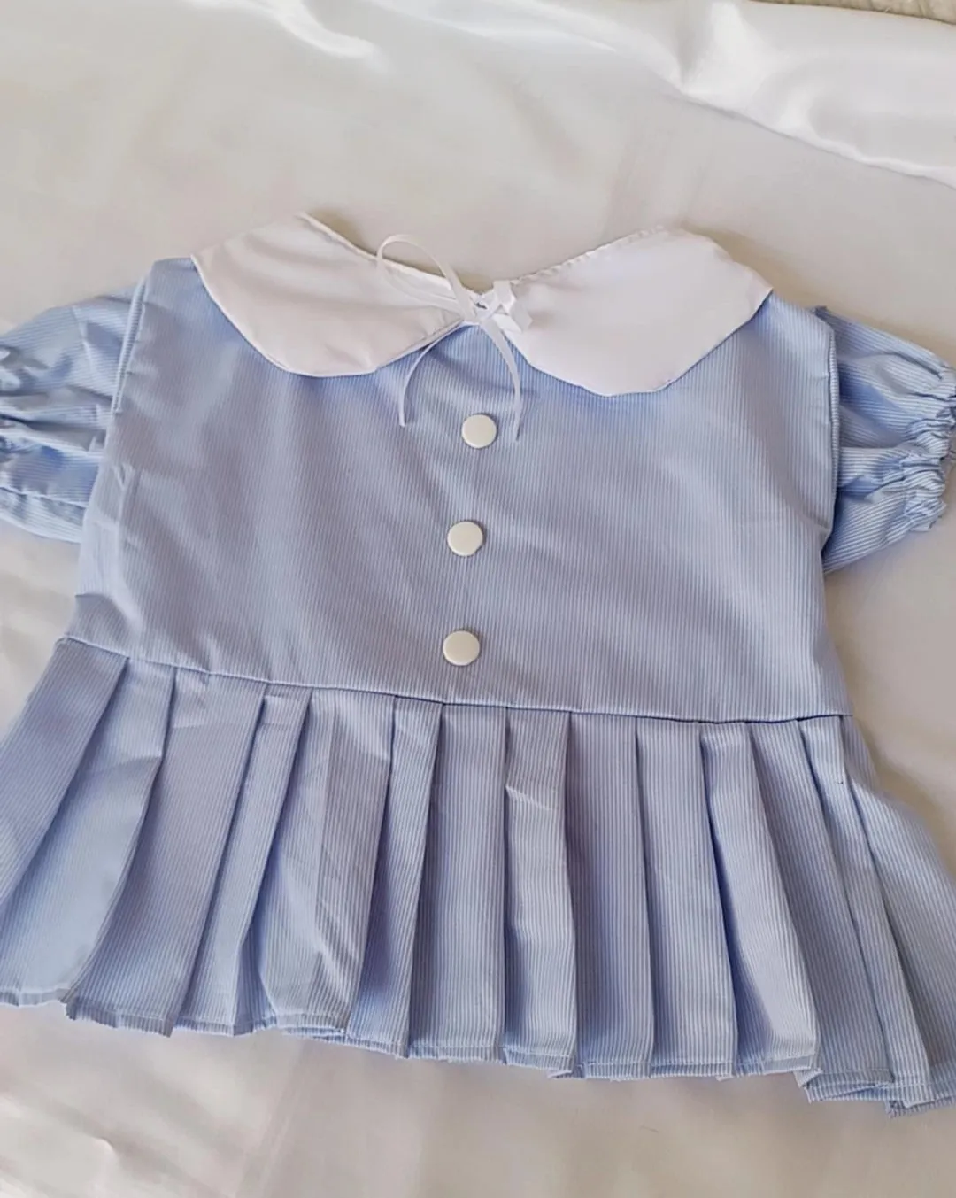 Blue stripes School Uniform Dress