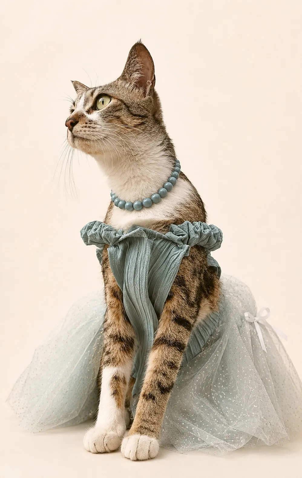 Blue Pinteresty bow Dress