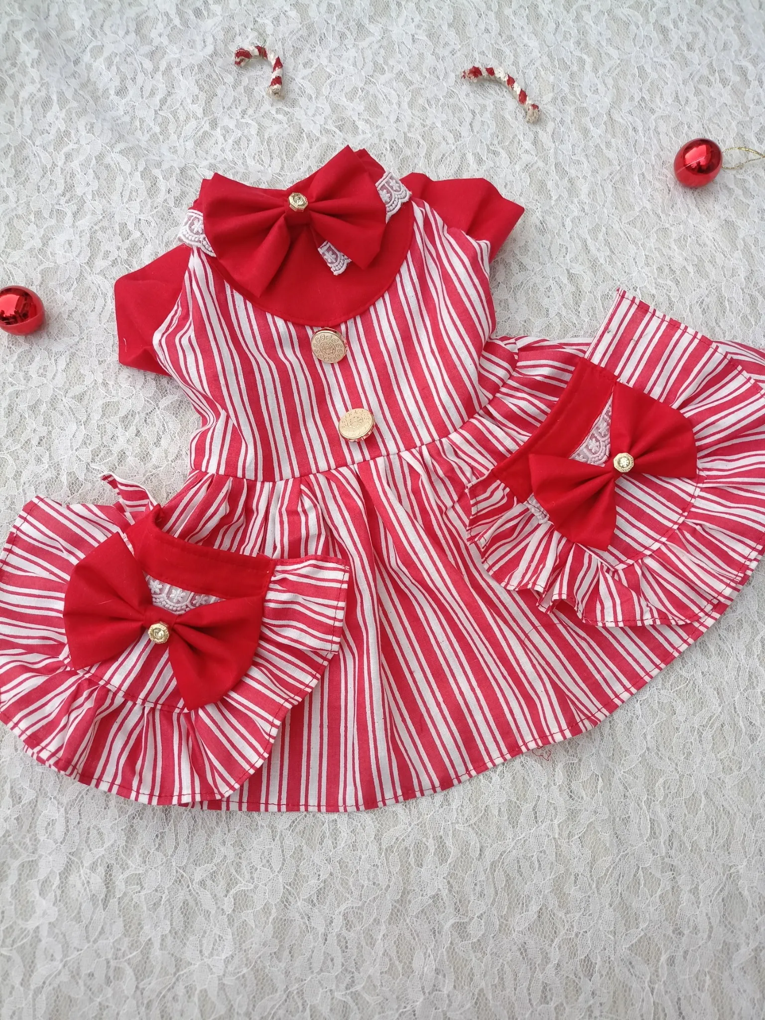 Candy cane dress