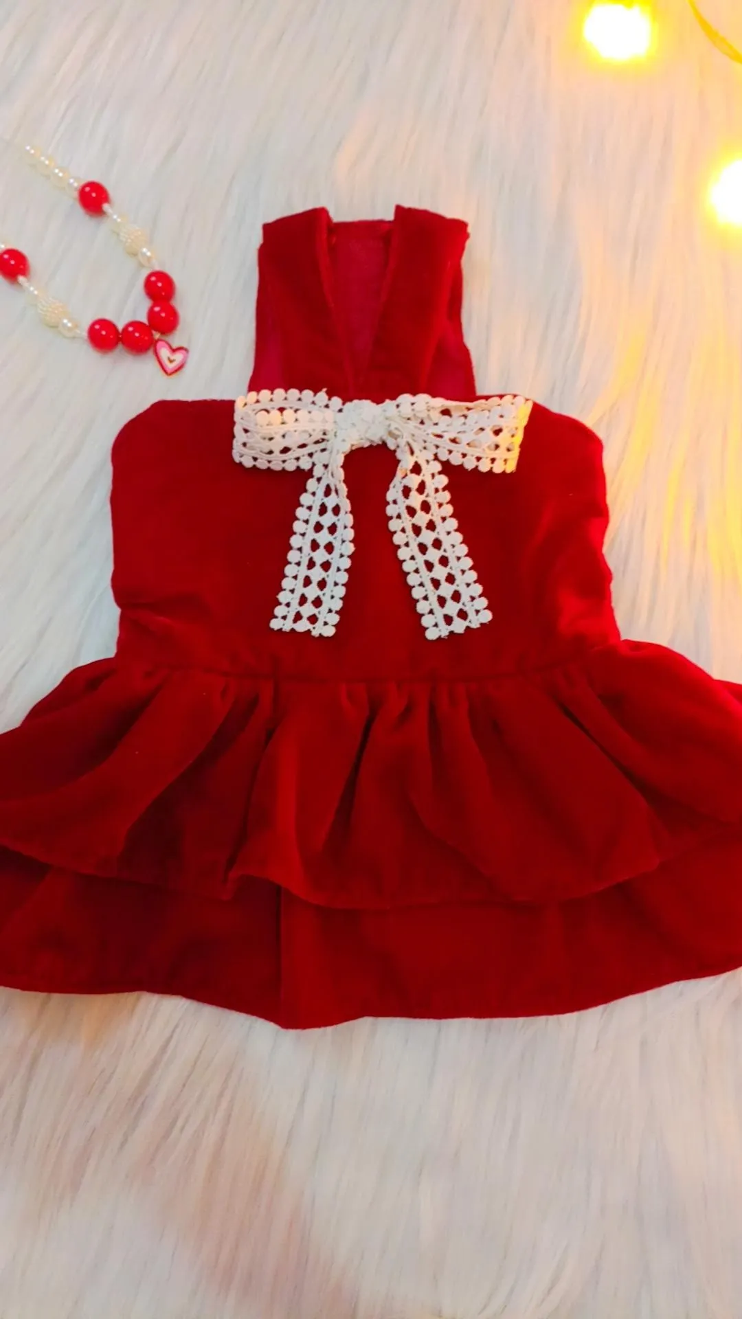 Red Velvet Christmas Dress