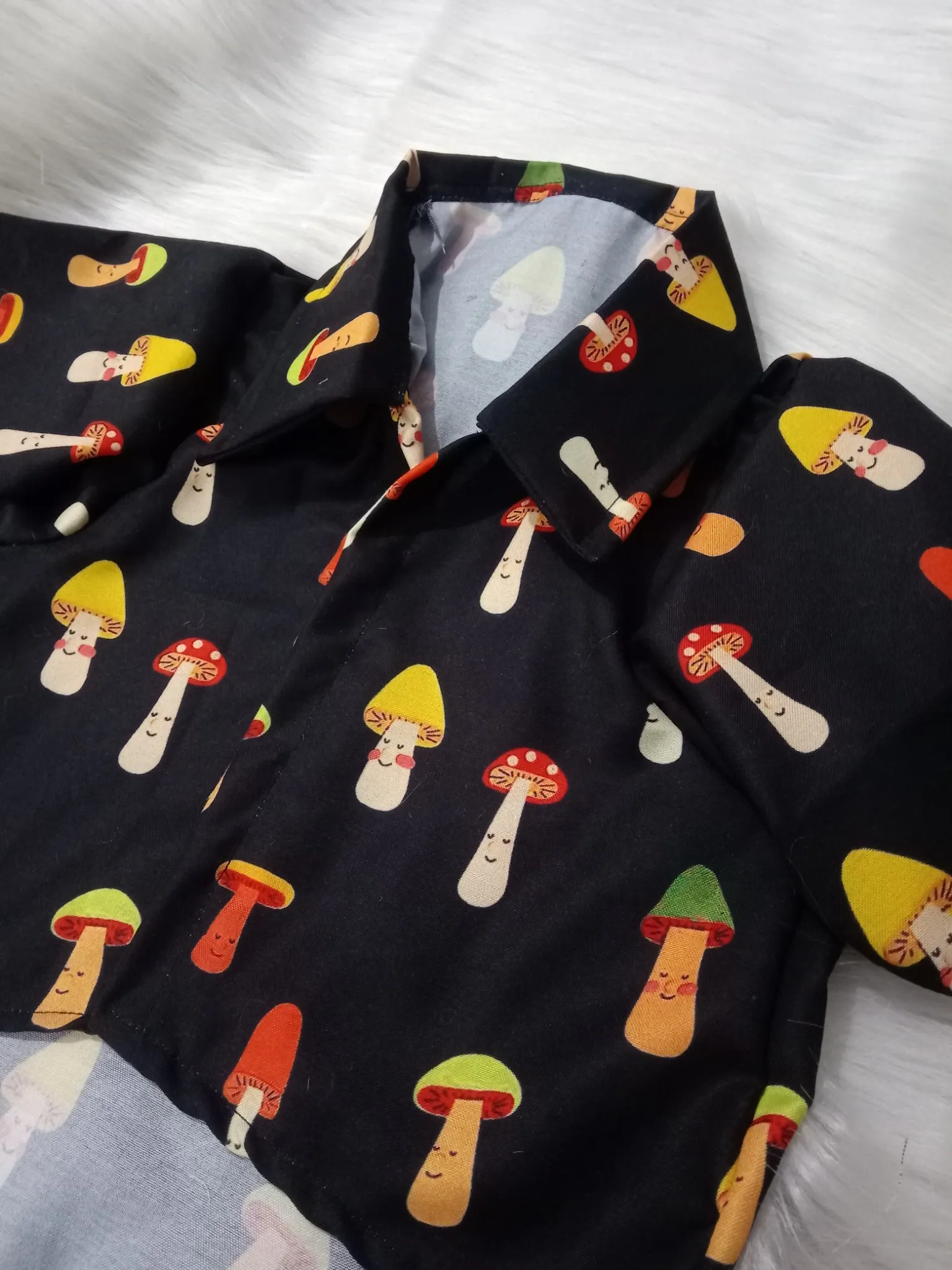 Black Mushroom Shirt