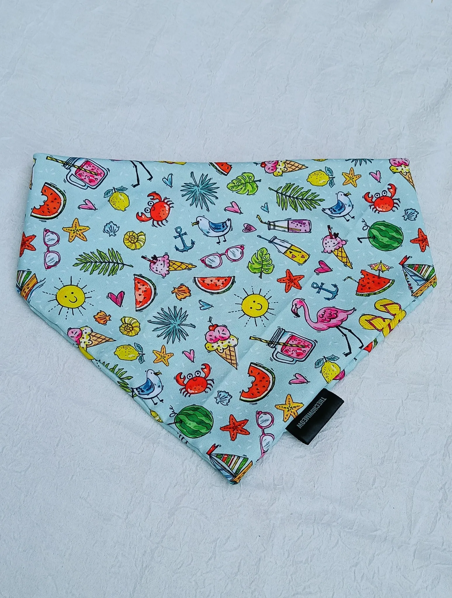 Beach Emojis Bandana for pets