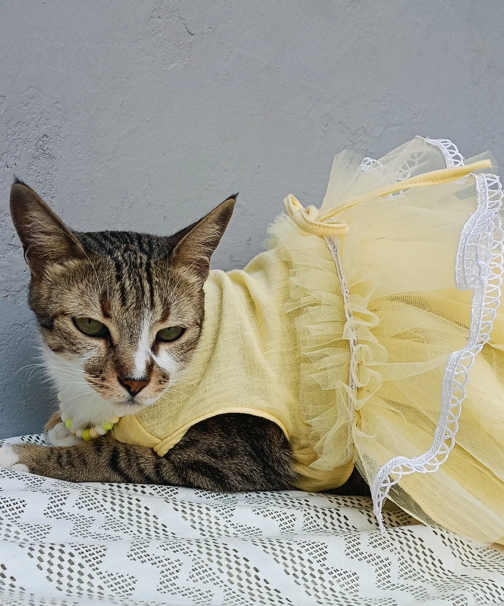 Summer Elegance Yellow Birthday Dress