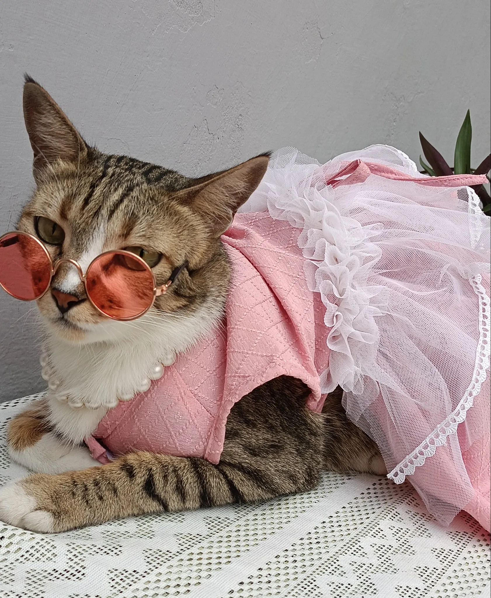 Summer Pink Blossom Birthday Dress