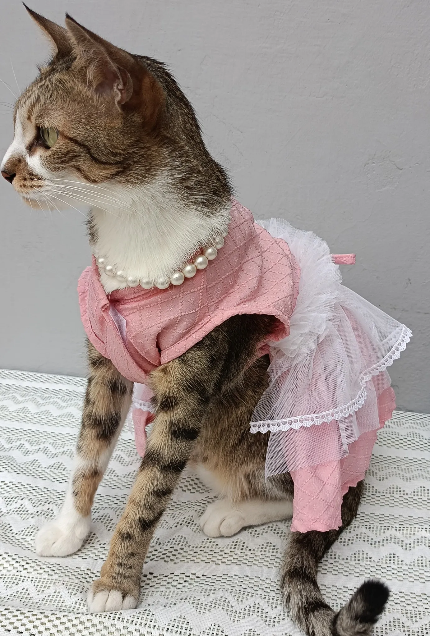 Summer Pink Blossom Birthday Dress