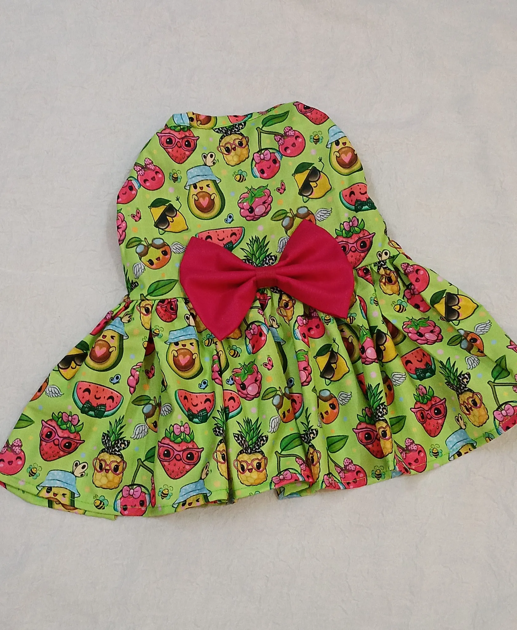 Fruits and smiley Summer Dress
