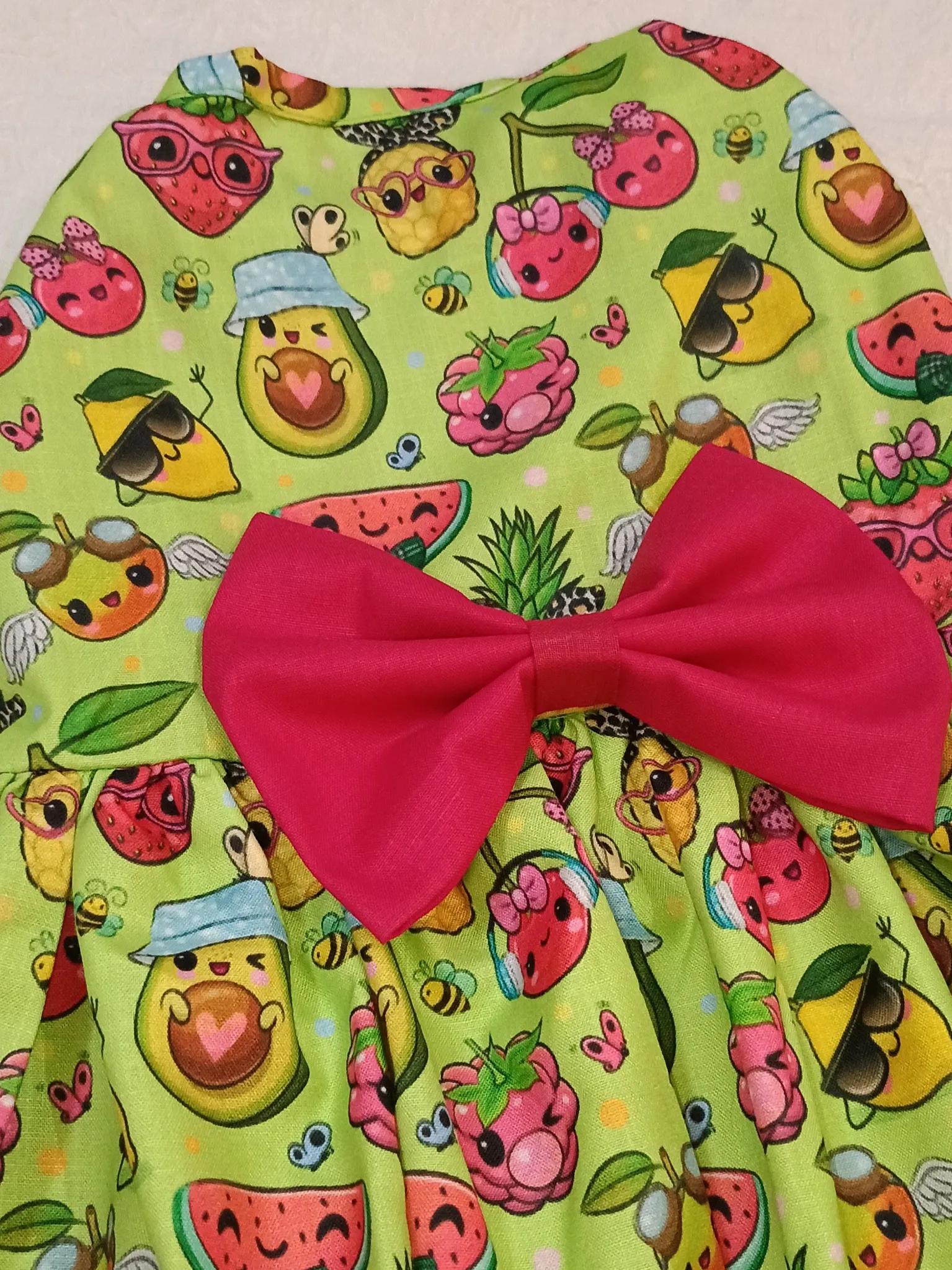 Fruits and smiley Summer Dress