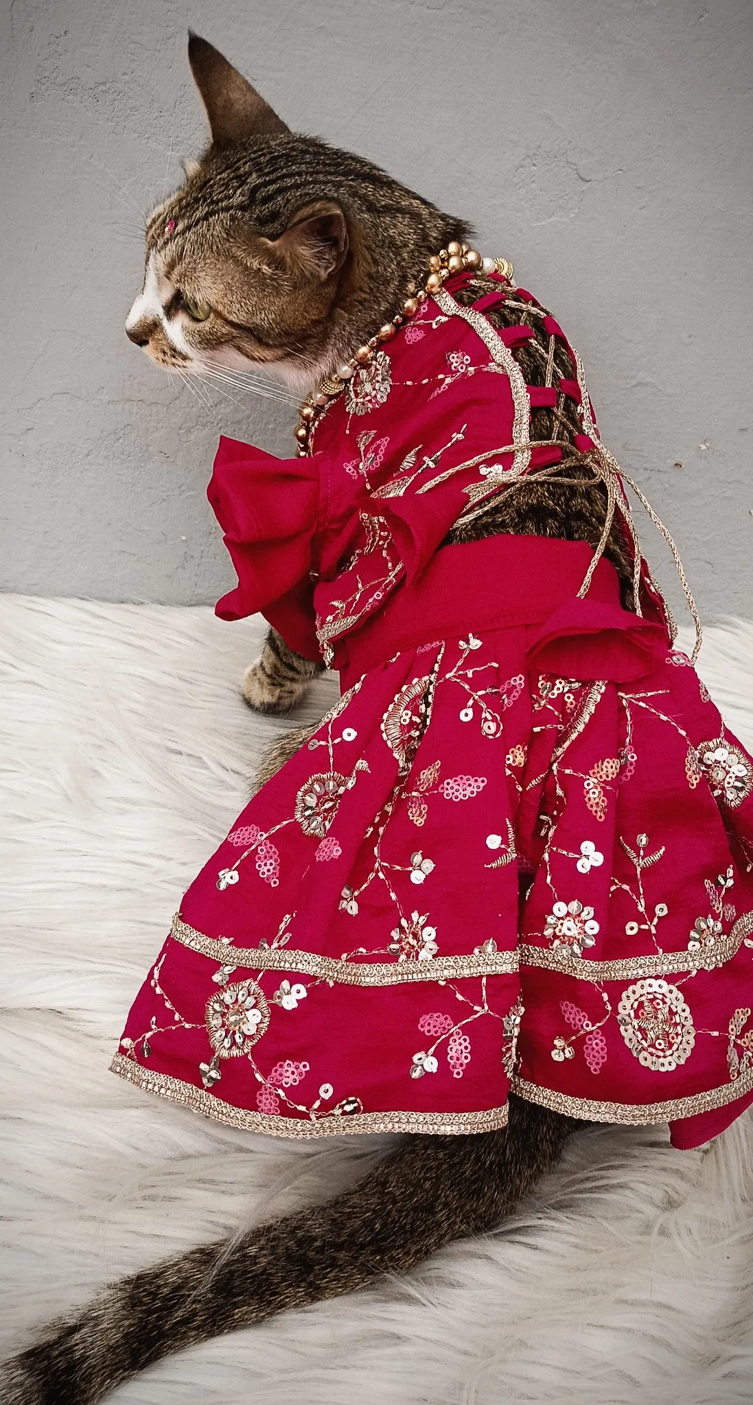 Pink Cutwork Floral Lehenga choli