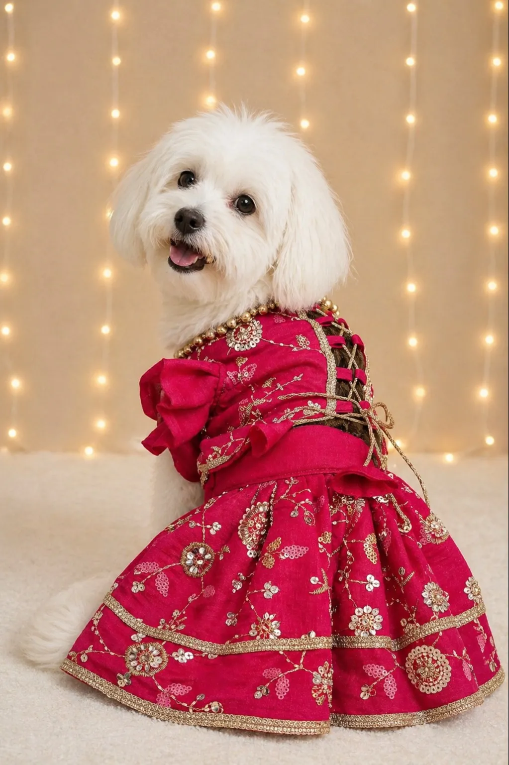 Pink Cutwork Floral Lehenga choli