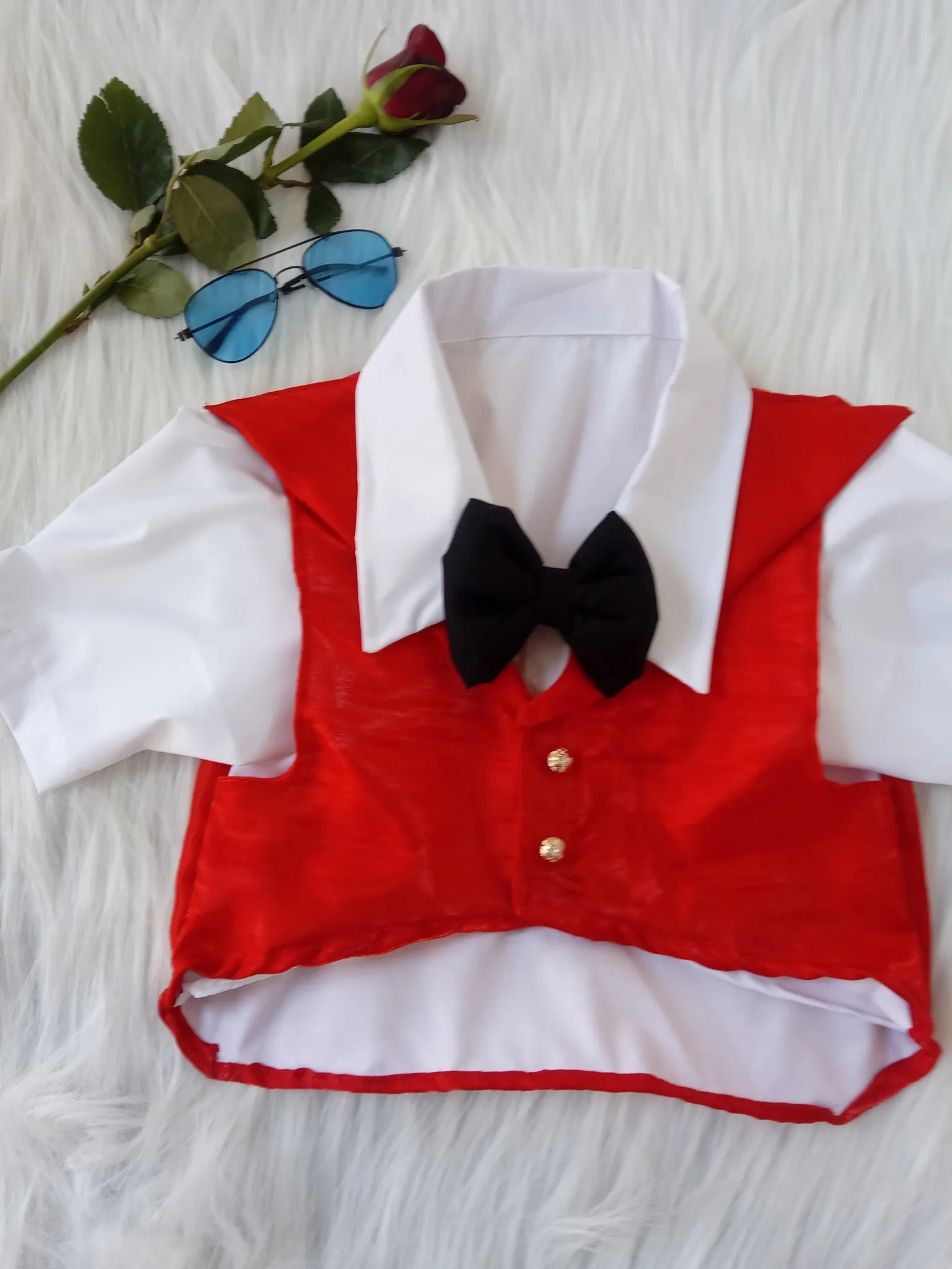 Red Tuxedo Suit for Birthday