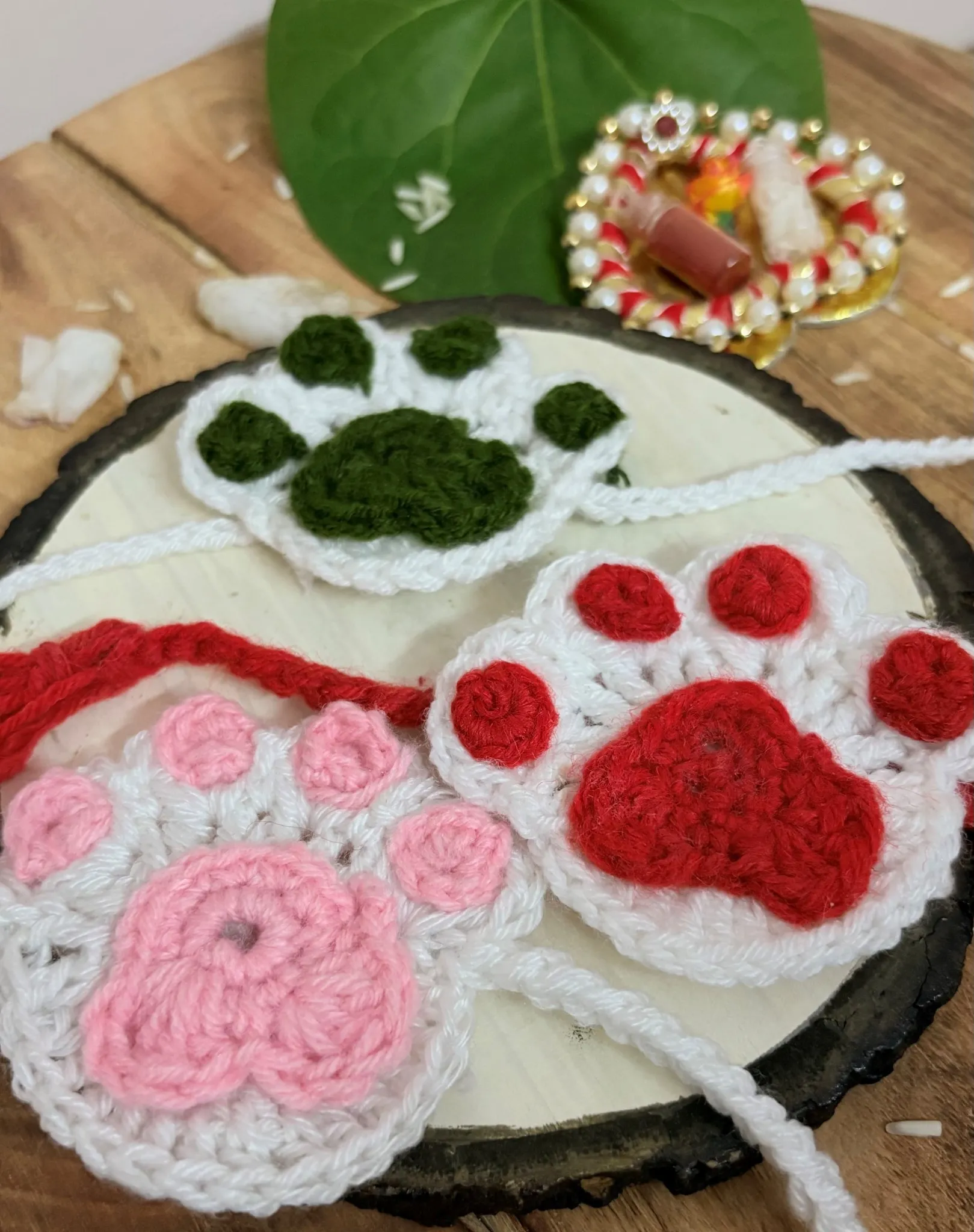 Paw Crochet Rakhi