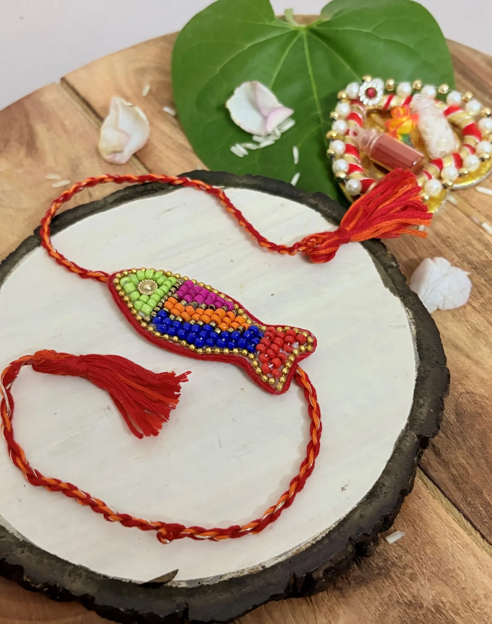 Fish Beaded Rakhi for pets