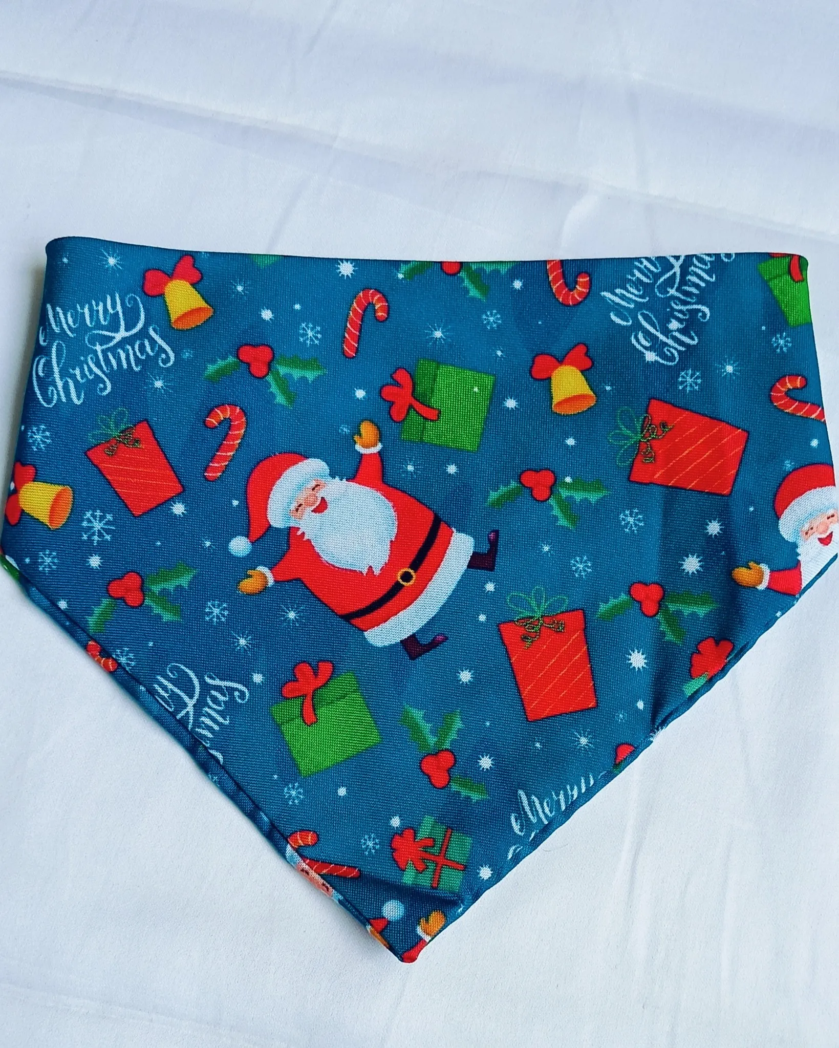 Merry Christmas Santa with Gifts Bandana