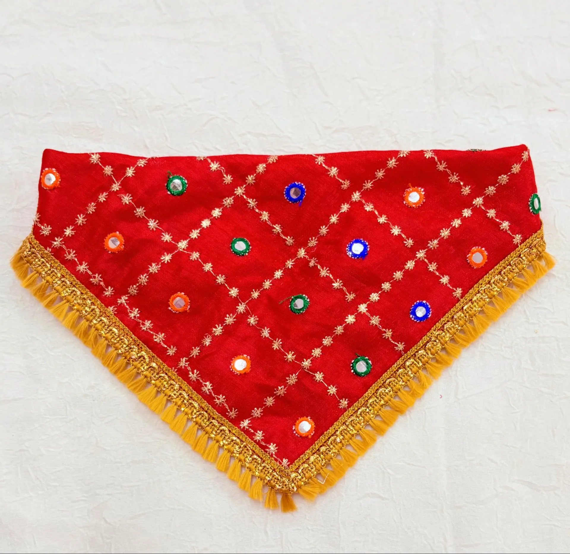 Red mirror Traditional Bandana