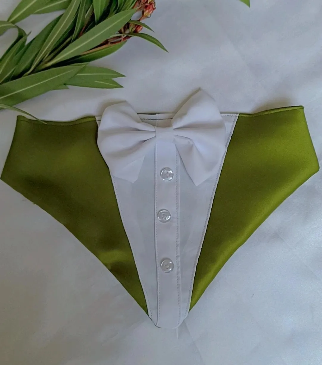 Dark Green Tuxedo Bandana