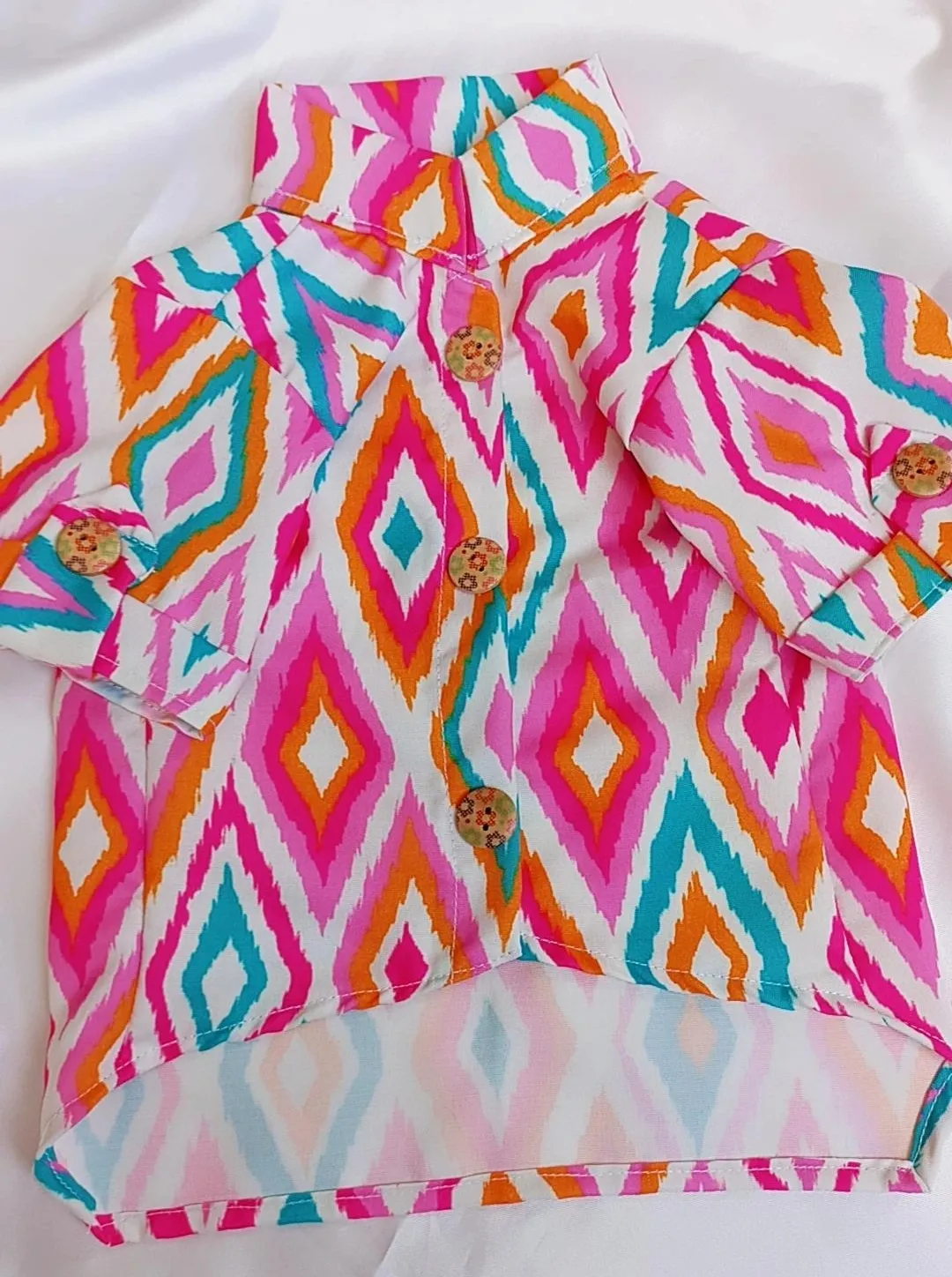 Pink Ethnic print Kurta