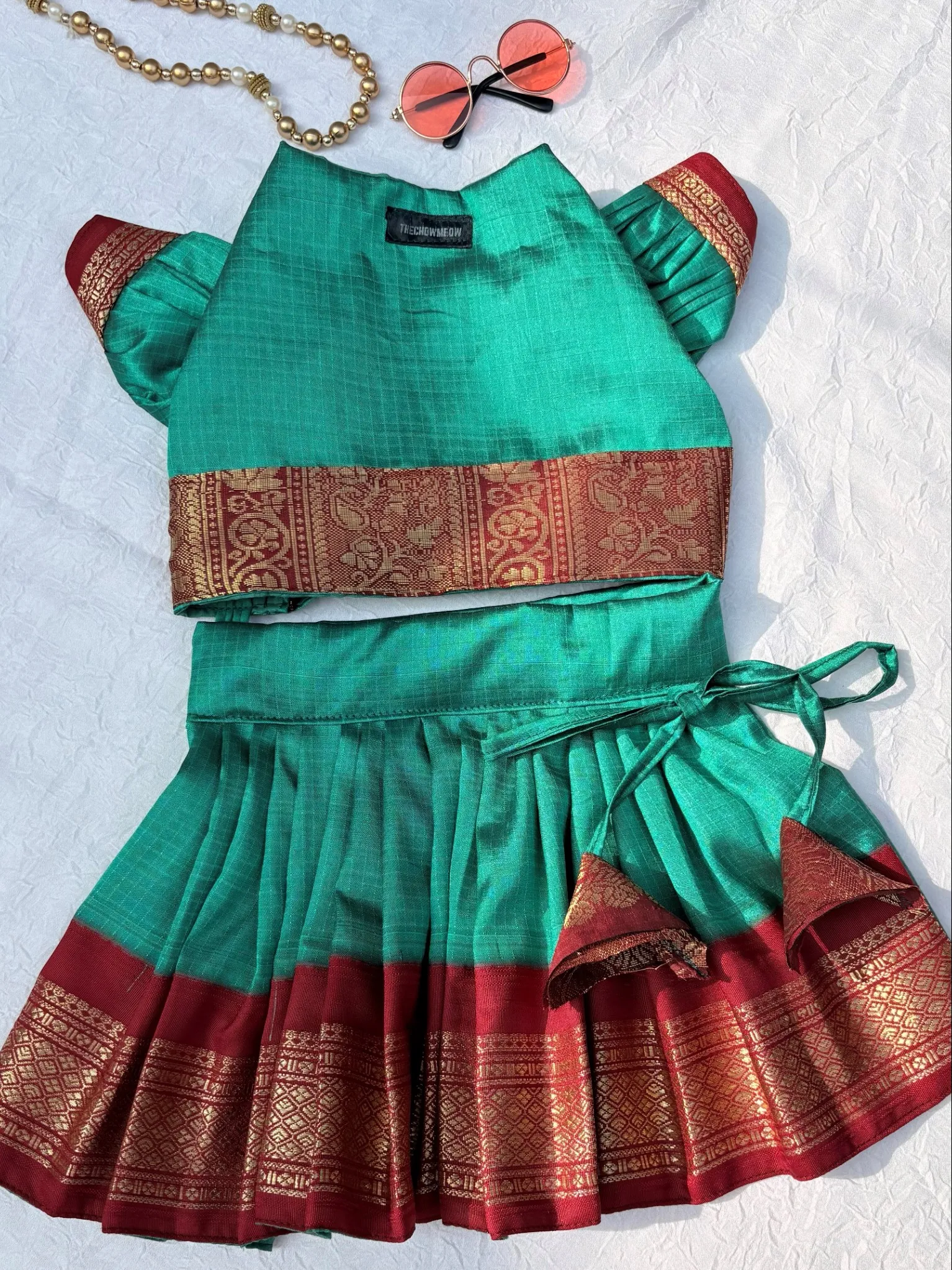 Onam Special Traditional Dress for Female Pets