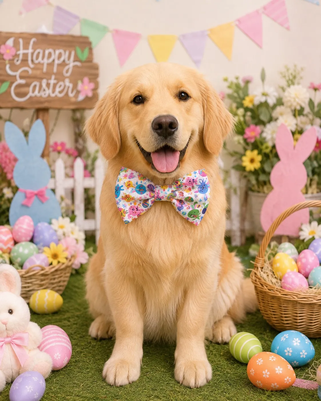 Easter Colorful Bow