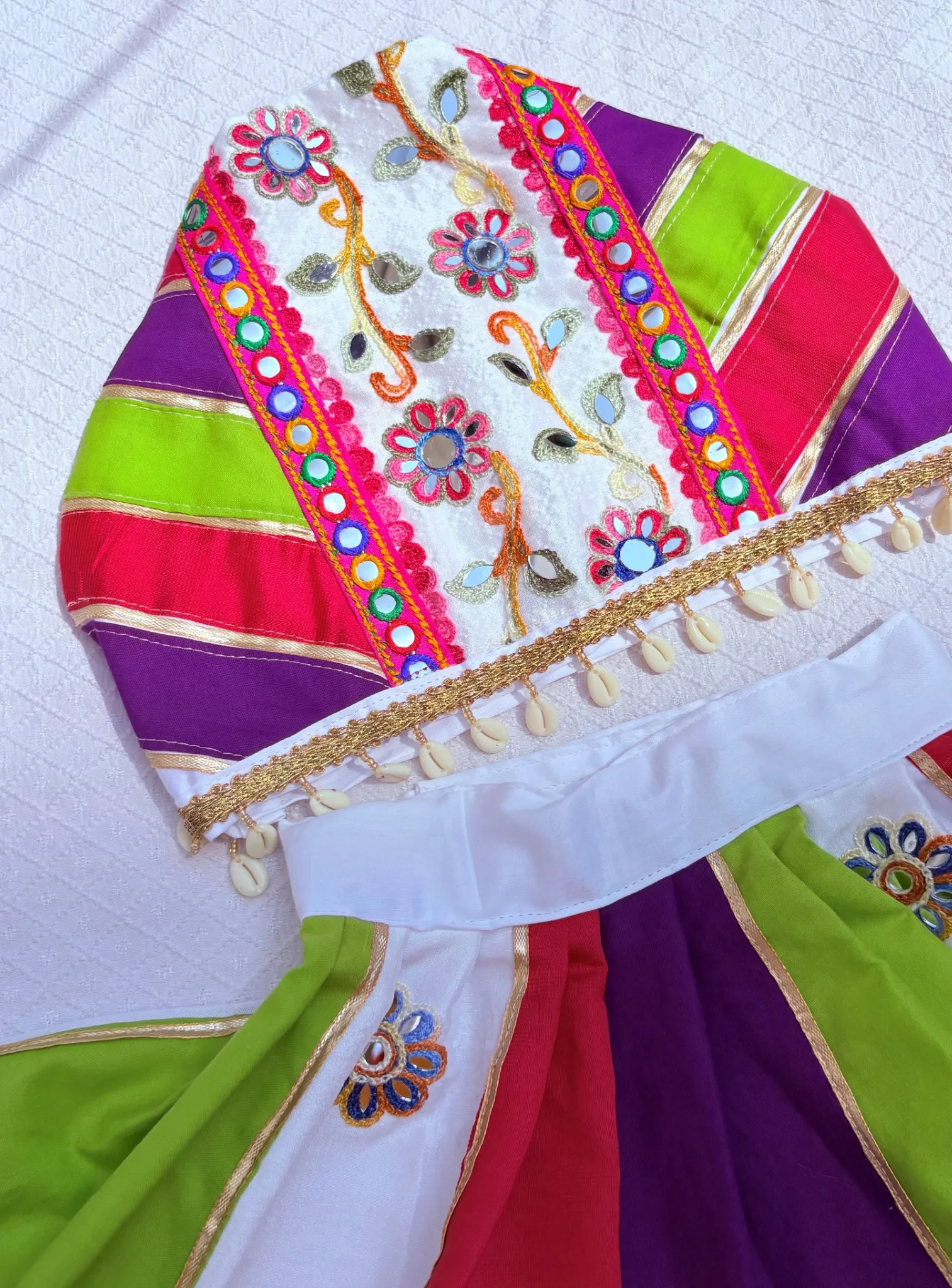 Thechowmeow Navratri Chaniya Choli / Lehenga choli for pets | Navratri Dress | Patola Festive Dress
