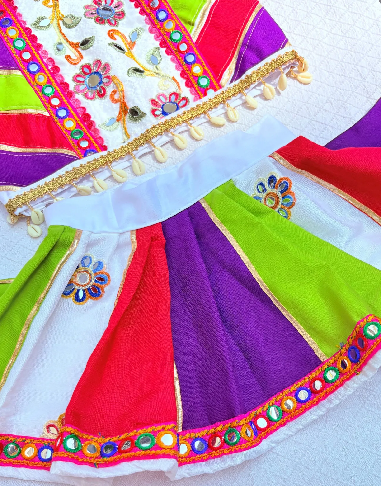 Thechowmeow Navratri Chaniya Choli / Lehenga choli for pets | Navratri Dress | Patola Festive Dress